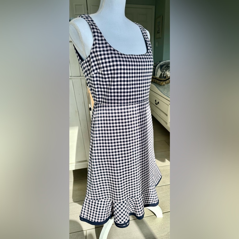 Valentino Red - Checked Jumper Dress